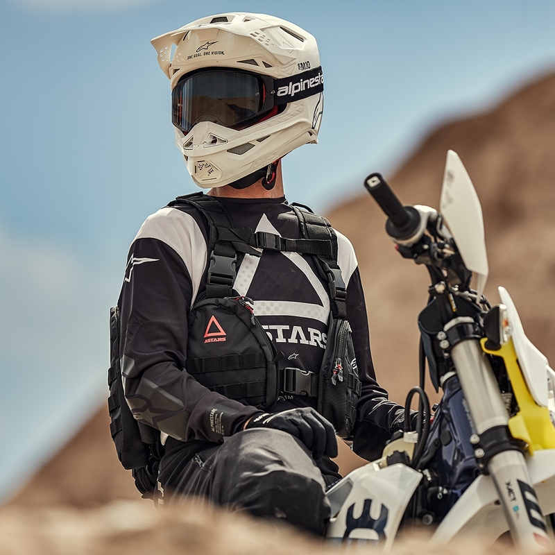 Alpinestars Techdura Taktisk rygsæk sort-hvid 9 l