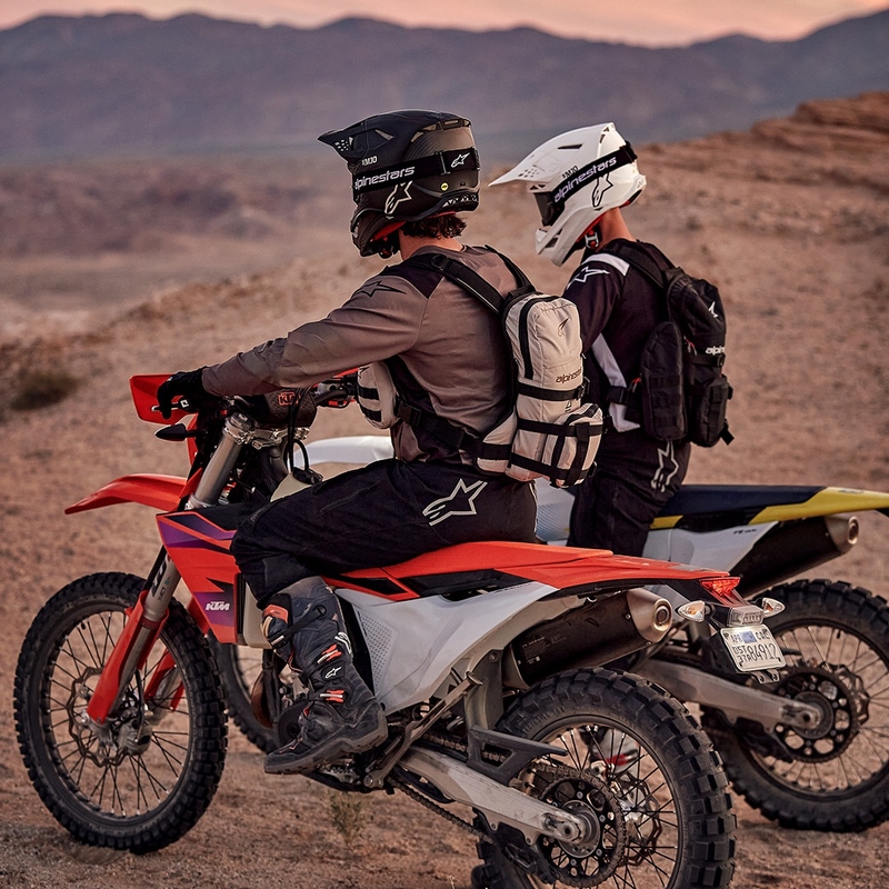 Alpinestars Techdura Taktisk rygsæk sort-hvid 9 l