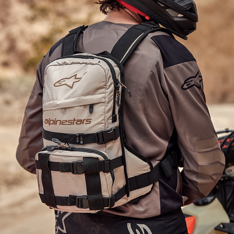 Rygsæk Alpinestars Techdura Tactical grå-sort 9 l