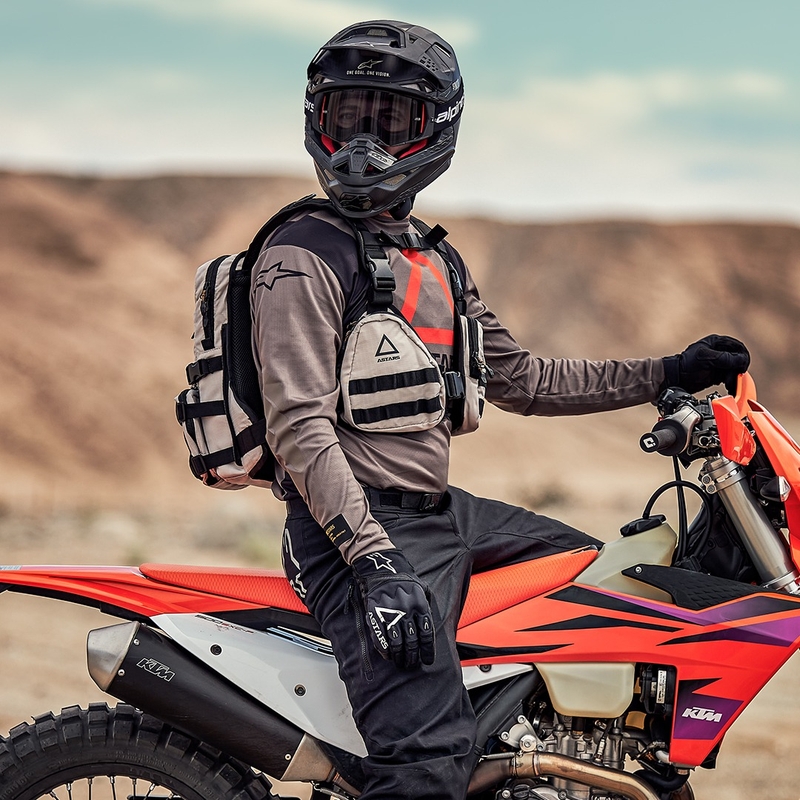 Rygsæk Alpinestars Techdura Tactical grå-sort 9 l