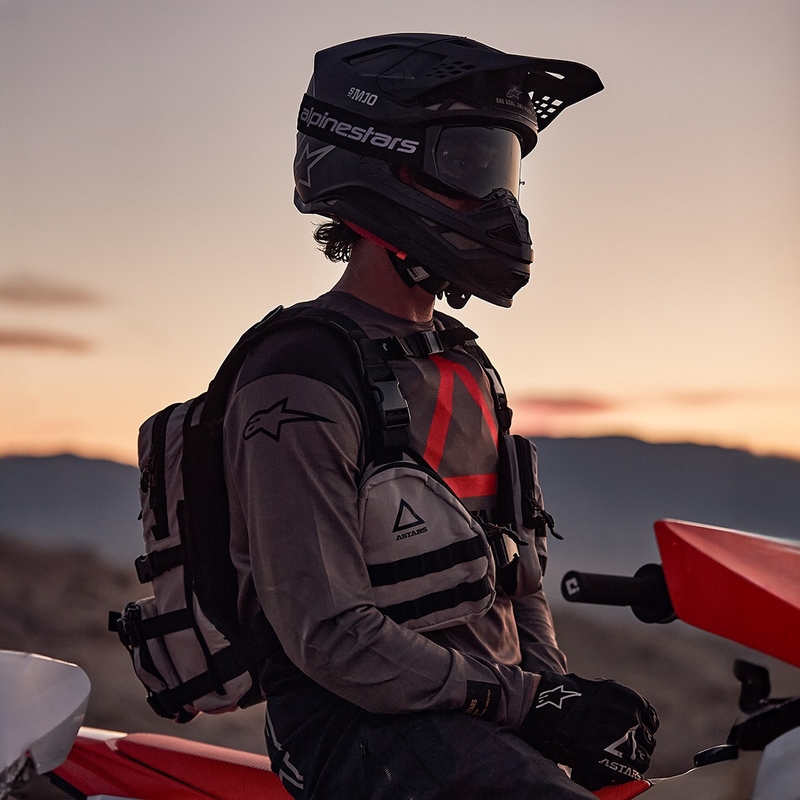 Rygsæk Alpinestars Techdura Tactical grå-sort 9 l