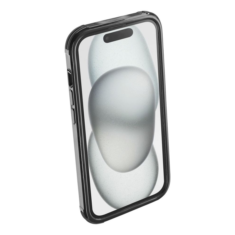 Beskyttelsescover Interphone QUIKLOX Tetraforce - Apple iPhone 15 Pro sort