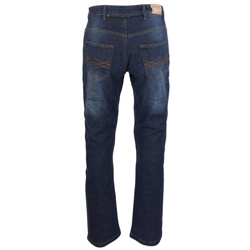Motorcykeljeans Roleff Aramid blå