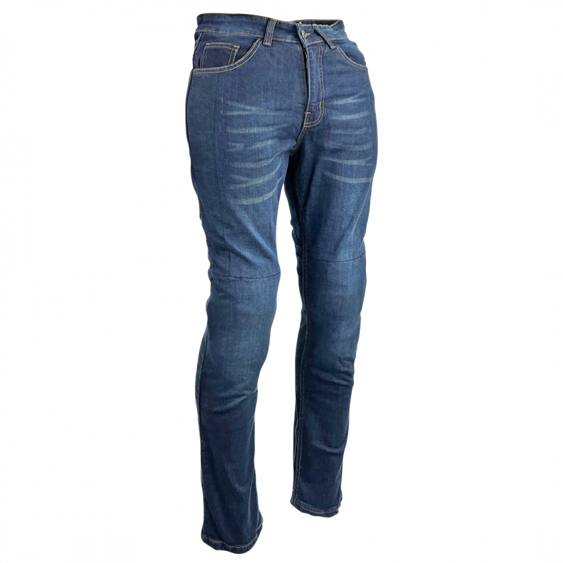 Motorcykeljeans til kvinder Roleff Aramid Blue