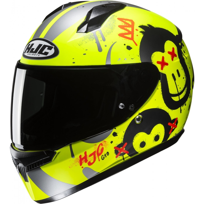 Børneintegralhjelm HJC C10 Geti MC3HSF fluogul