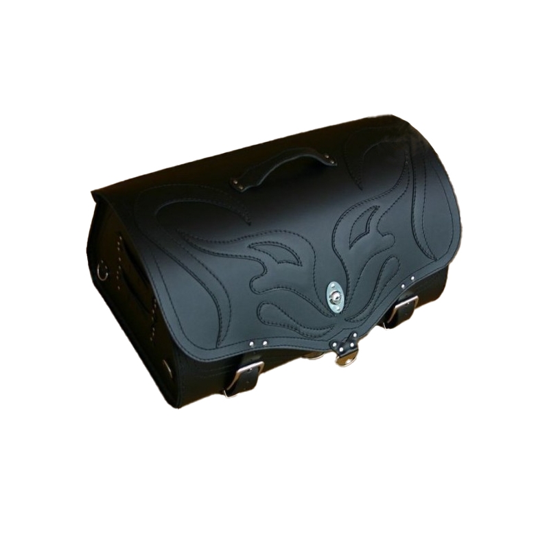 RSA K22 Black Demon sort 42 l motorcykeltaske i læder