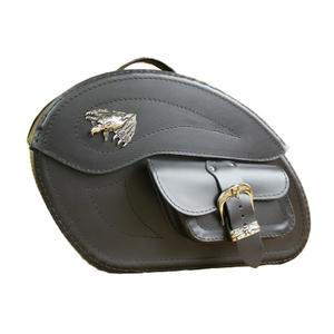 Motorcykeltasker i læder RSA S262 sort 26 l