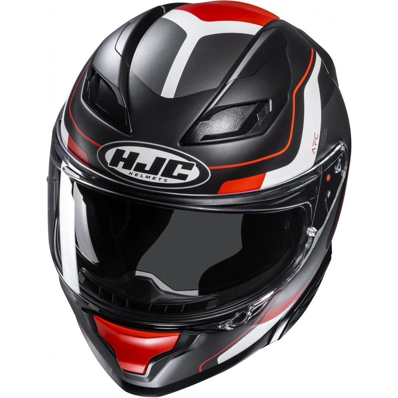 HJC F71 Arcan MC1SF sort-grå-rød integreret motorcykelhjelm
