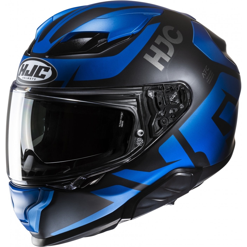Integreret motorcykelhjelm HJC F71 Bard MC2SF sort-blå