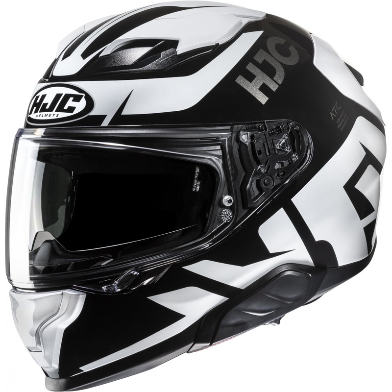 Integreret motorcykelhjelm HJC F71 Bard MC5 sort og hvid