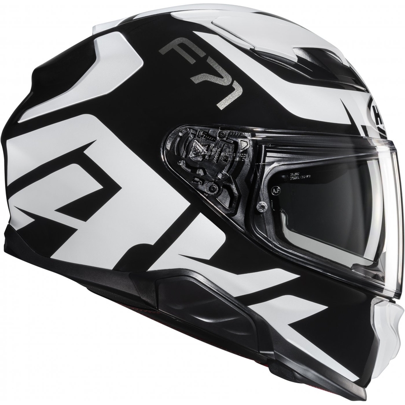 Integreret motorcykelhjelm HJC F71 Bard MC5 sort og hvid