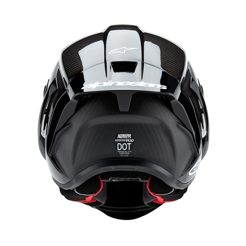 Integralhjelm Alpinestars Supertech R-10 Solid kulstofsort