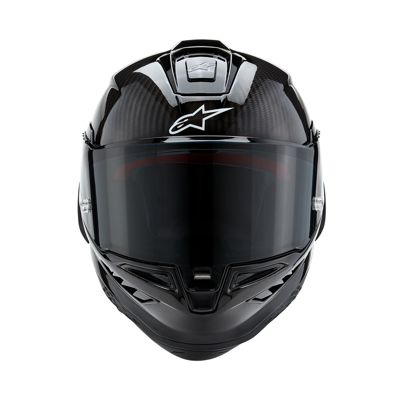 Integralhjelm Alpinestars Supertech R-10 Solid kulstofsort