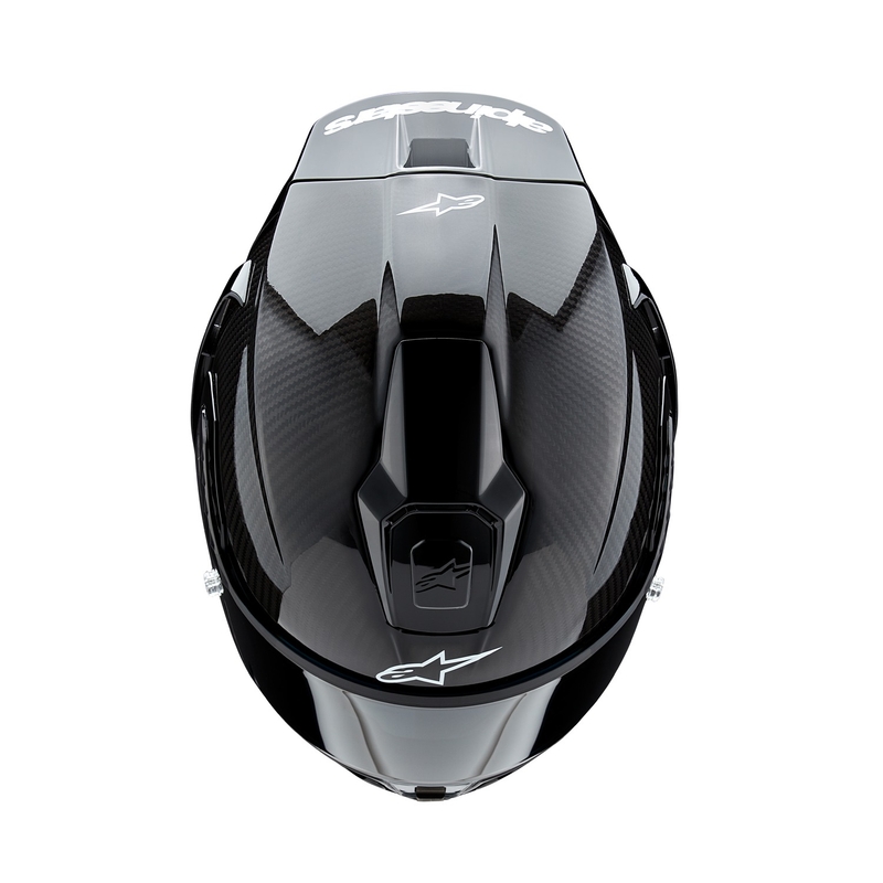 Integralhjelm Alpinestars Supertech R-10 Solid kulstofsort