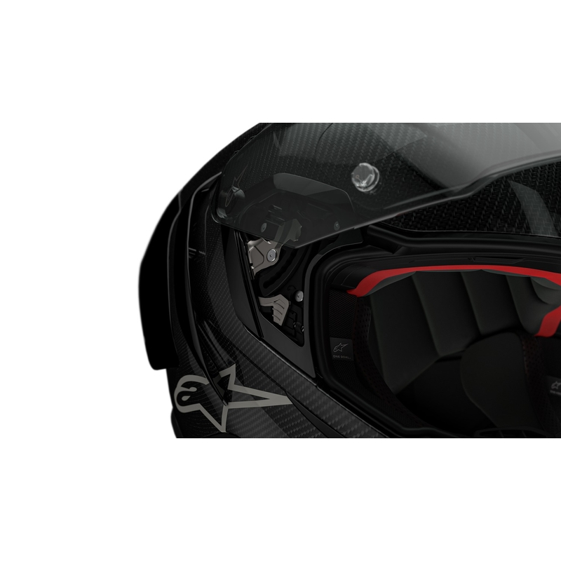 Integralhjelm Alpinestars Supertech R-10 Solid kulstofsort