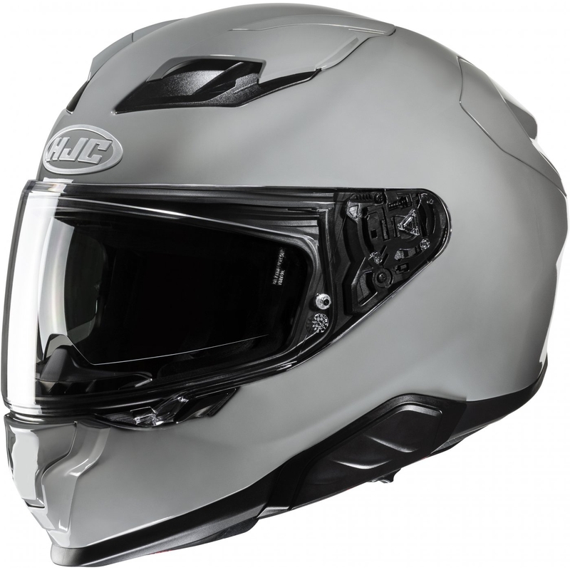 Integreret motorcykelhjelm HJC F71 Solid grå