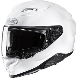 HJC F71 Solid Pearl White Integral motorcykelhjelm