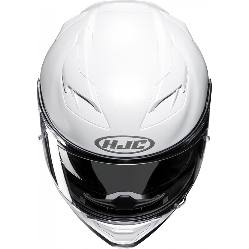 HJC F71 Solid Pearl White Integral motorcykelhjelm