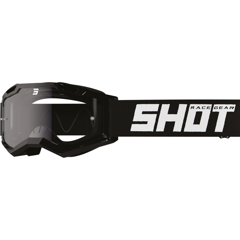 Motocrossbriller til børn Shot Rocket Kid 2.0 sort (klar plexi)