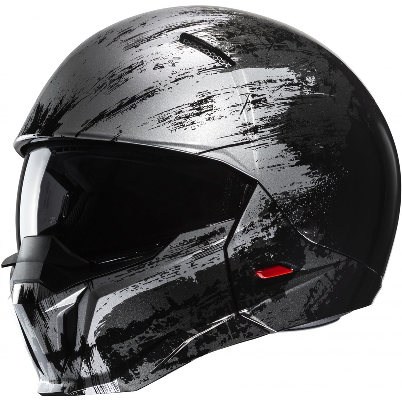 Åben hjelm med maske HJC i20 Furia MC5 sort-grå