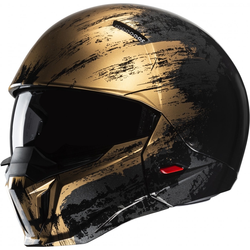 Åben hjelm med maske HJC i20 Furia MC9 sort-guld