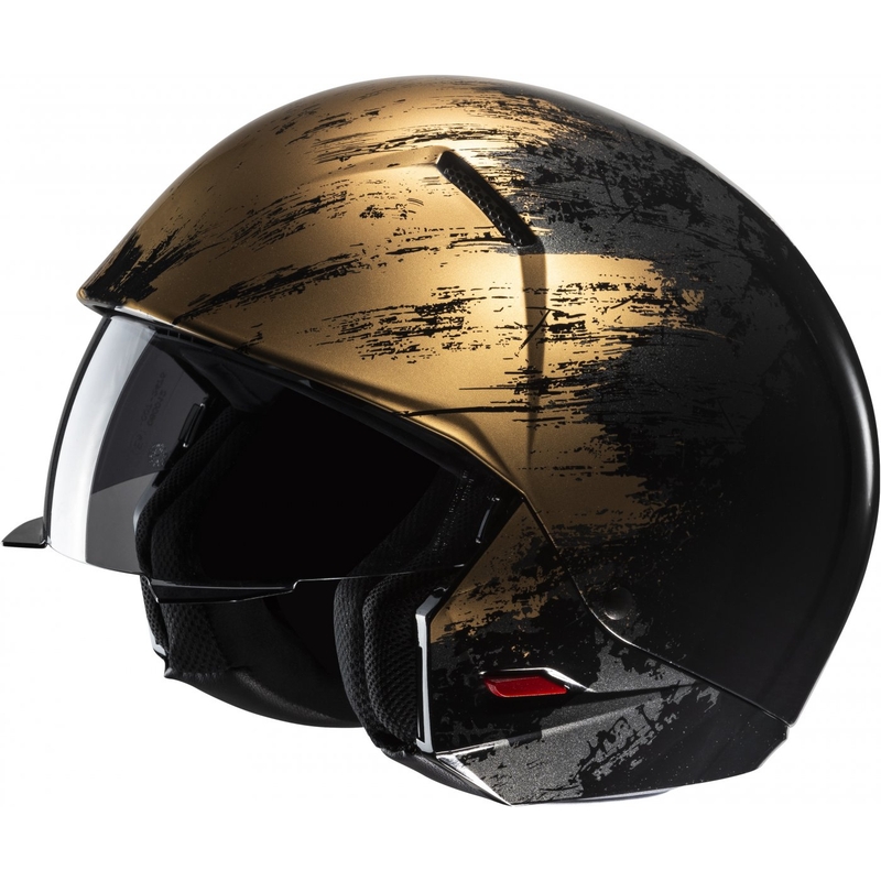 Åben hjelm med maske HJC i20 Furia MC9 sort-guld