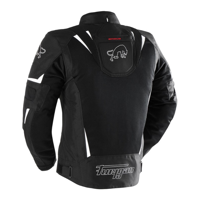 Motorcykeljakke Furygan ULTRA SPARK 3IN1 VENTED+ sort og hvid