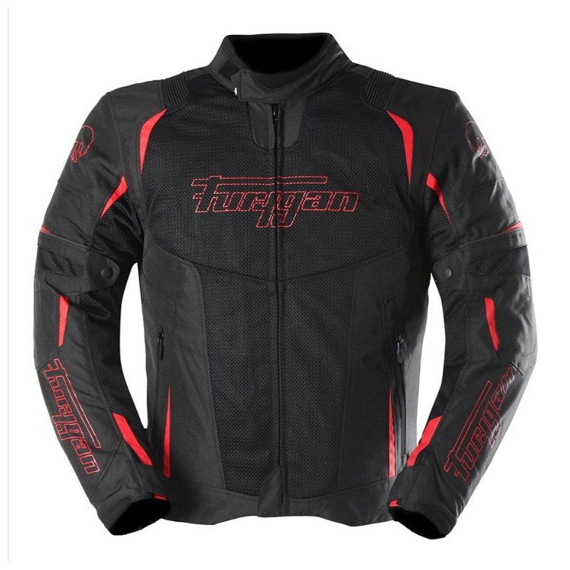 Motorcykeljakke Furygan ULTRA SPARK 3IN1 VENTED+ sort-rød
