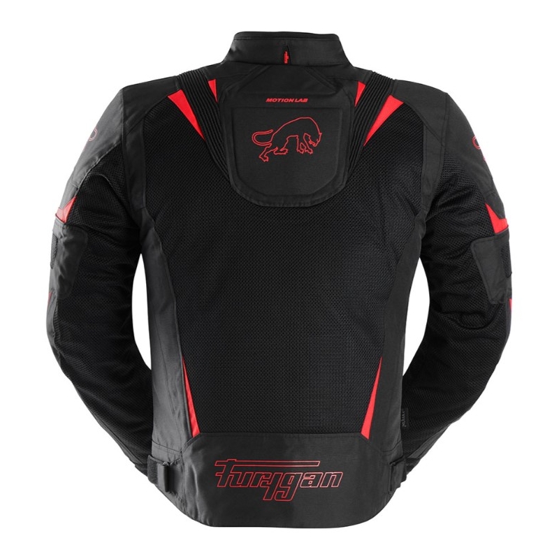 Motorcykeljakke Furygan ULTRA SPARK 3IN1 VENTED+ sort-rød