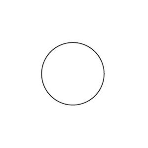 Samolepka PUIG NUMBER 6 bílá 115mm (5 units)