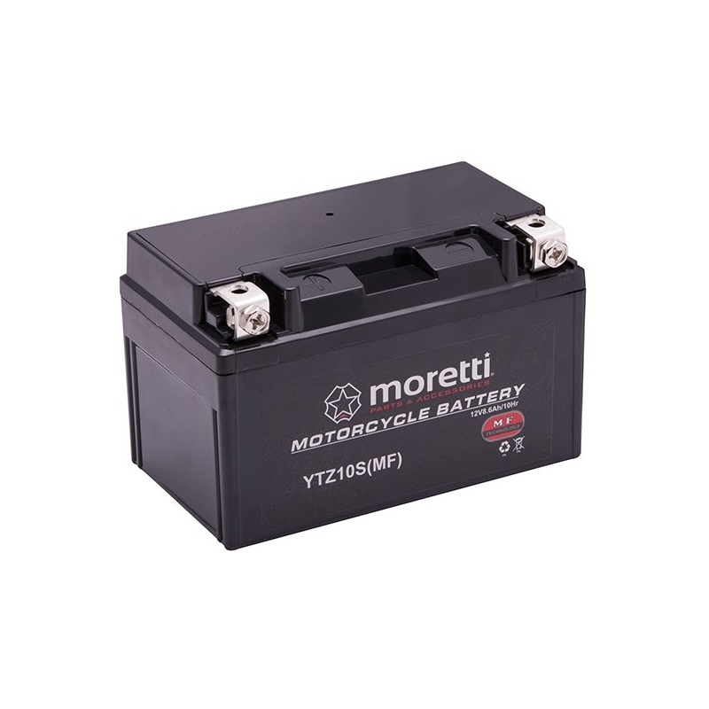 Vedligeholdelsesfrit gelebatteri Moretti MTZ10S, 12V 8,6Ah