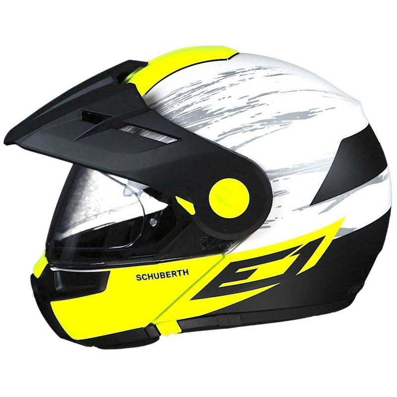 Enduro vyklápěcí přilba Schuberth E1 fluo žlutá výprodej