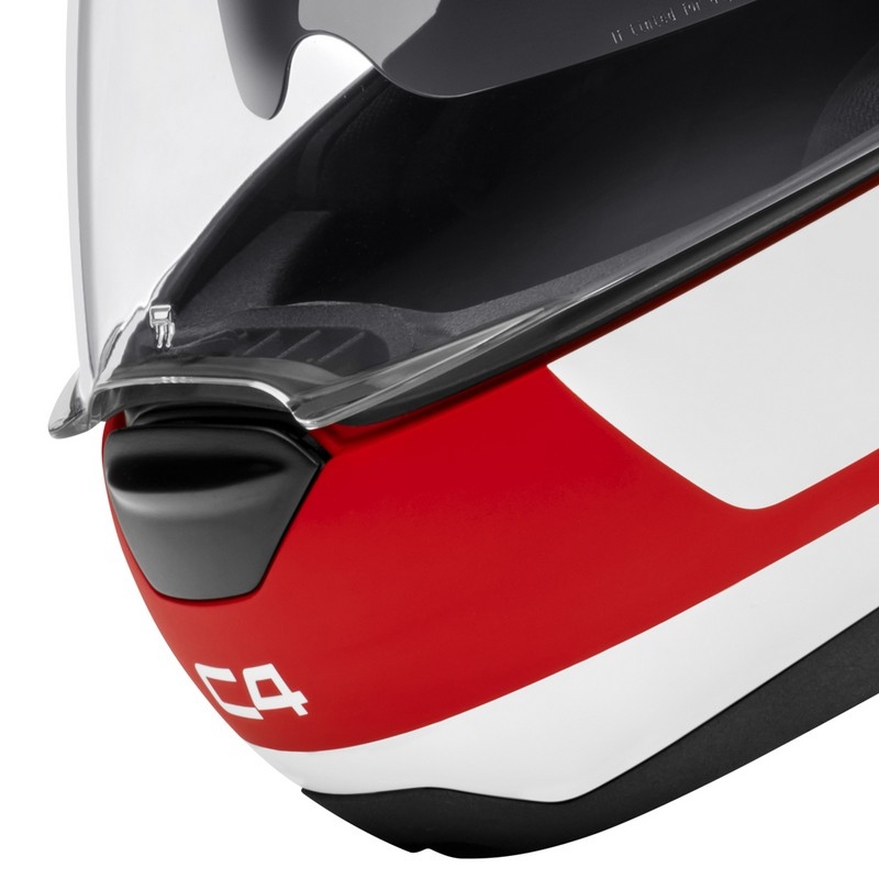 Vyklápěcí přilba na motorku Schuberth C4 bílo-červená výprodej