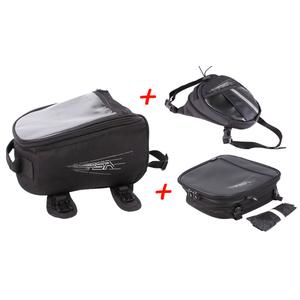 SET: RSA-tanktaske + lårtaske + sadeltaske