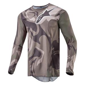 Alpinestars Racer Tactical motocrosstrøje grøn camo-brun