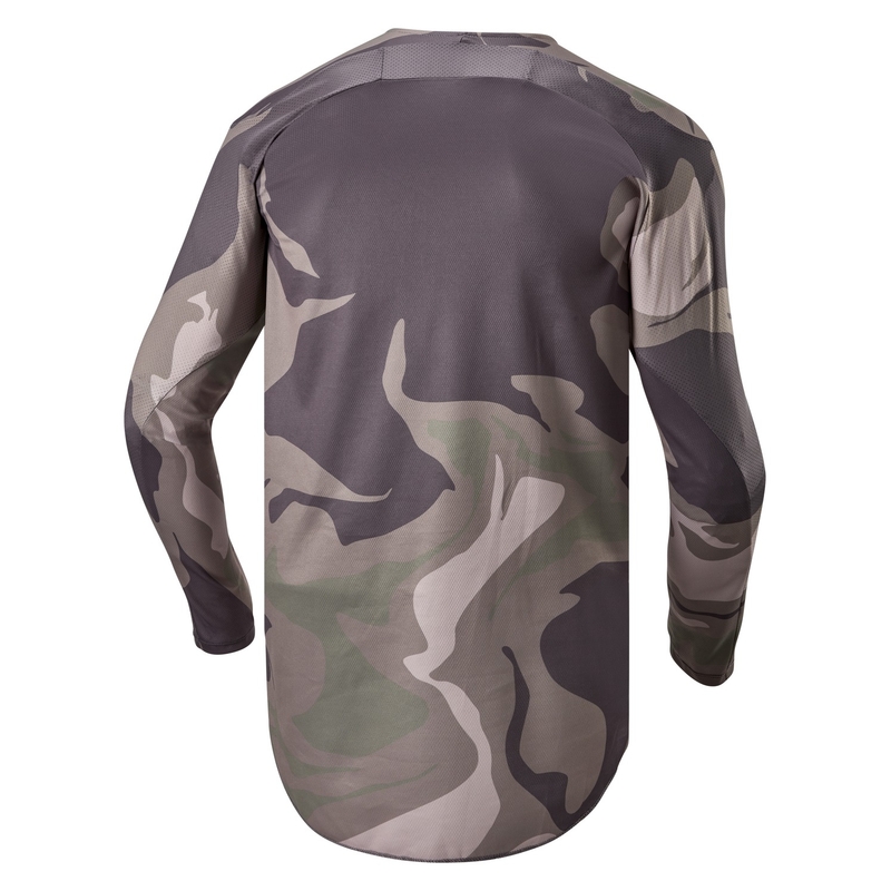Alpinestars Racer Tactical motocrosstrøje grøn camo-brun