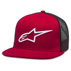 Alpinestars Corp Trucker-kasket rød og sort