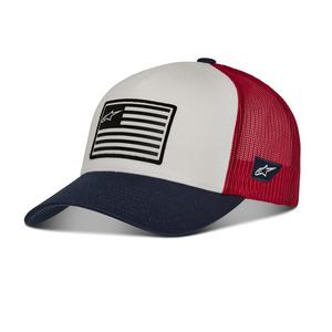 Alpinestars Flag Snap Hat blå-rød-hvid