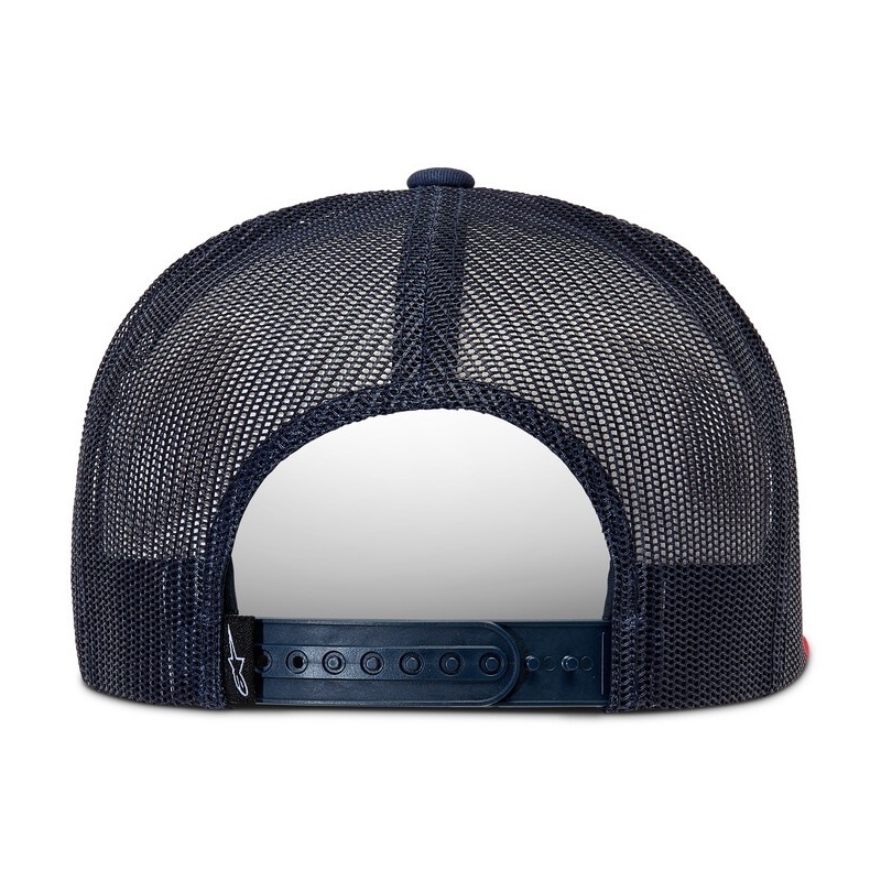 Alpinestars Corp Trucker-kasket blå-rød-sort-hvid