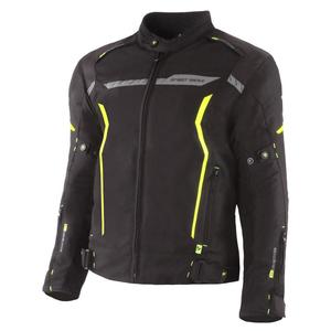 Street Racer Flex sort-fluogul motorcykeljakke
