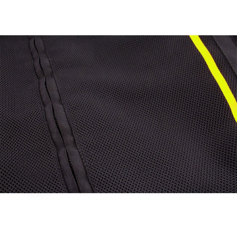 Street Racer Flex Air sort-fluogul motorcykeljakke