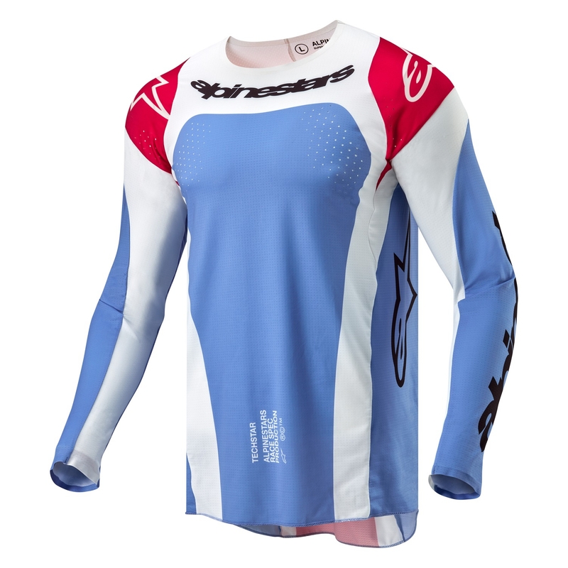 Alpinestars Techstar Ocuri motocrosstrøje blå-hvid-rød