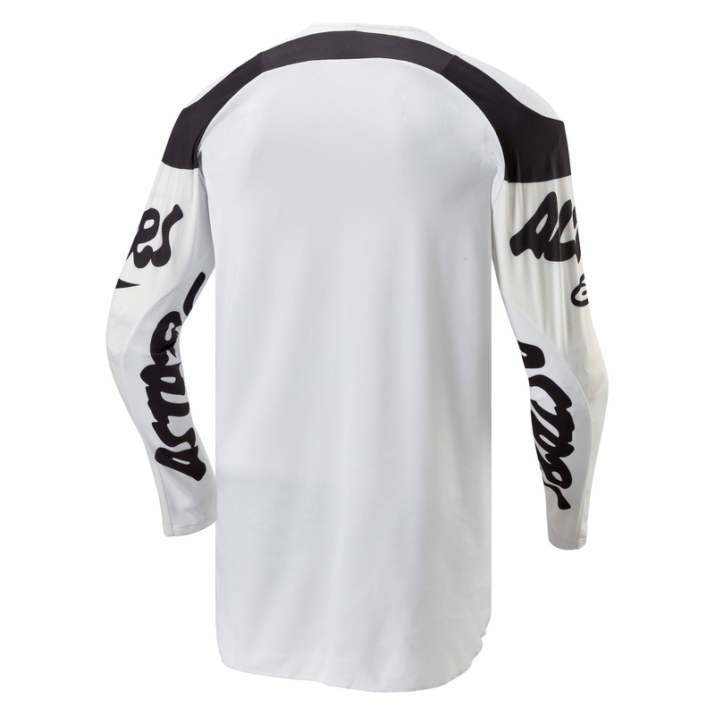 Alpinestars Racer Hana motocross trøje hvid-sort