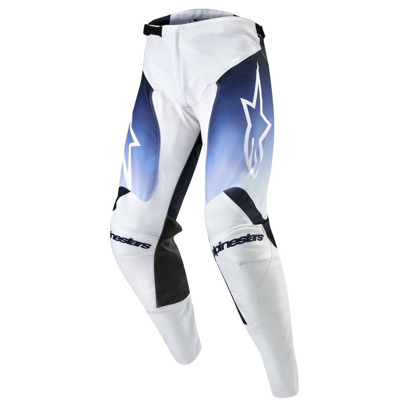 Alpinestars Racer Hoen Motocross Pants Blå og hvid