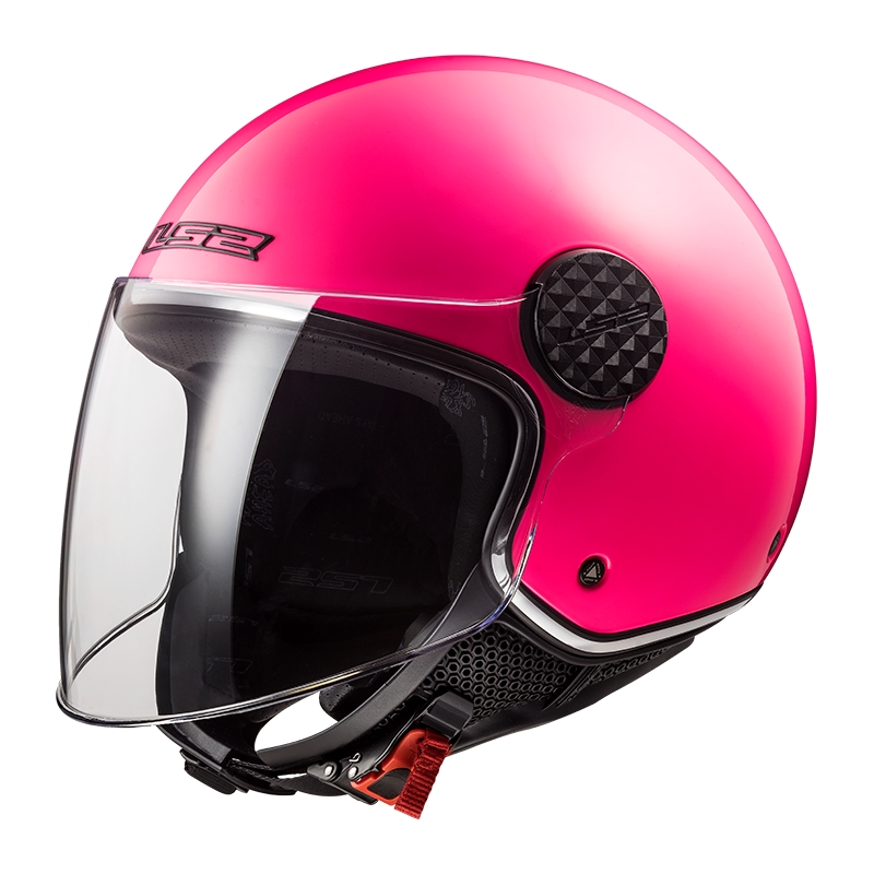 Otevřená helma na motorku LS2 OF558 Sphere Lux růžová lesklá