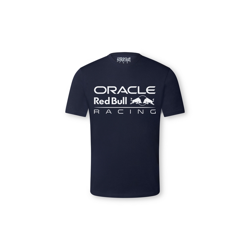 Børne-T-shirt Red Bull stort logo blå udsalg