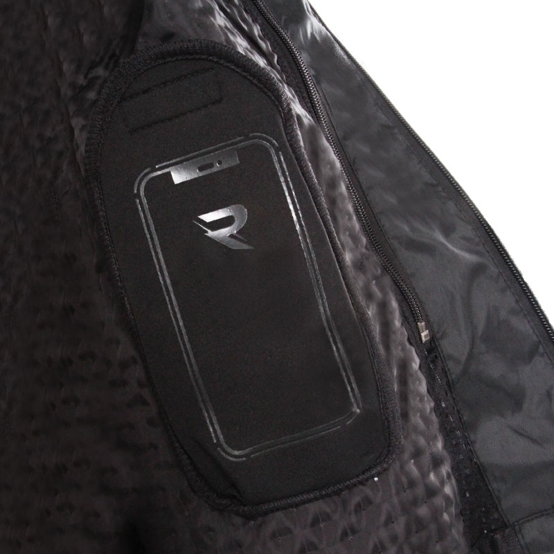 Motorcykeljakke til kvinder Street Racer Rose Black-Fluo Yellow