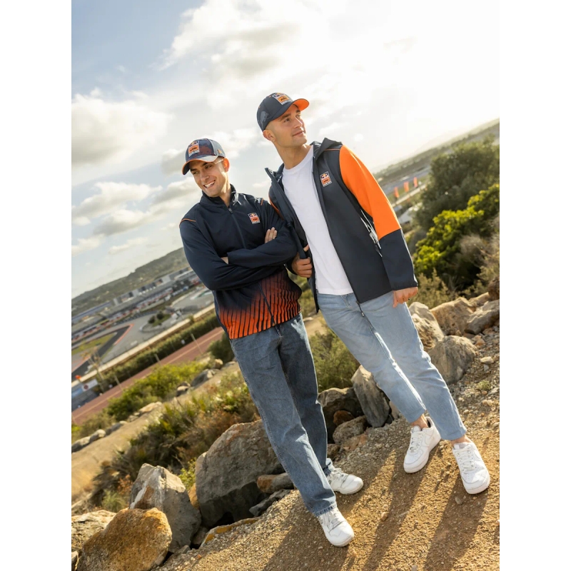 KTM Apex Softshell-jakke blå-orange udsalg
