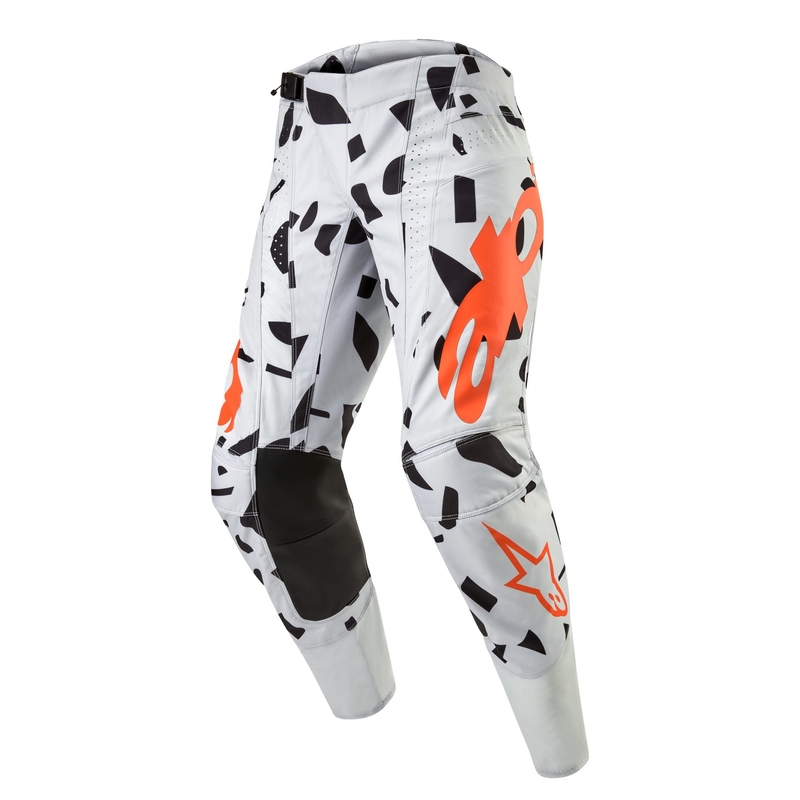 Alpinestars Techstar Rantera motocrossbukser grå-orange-sort