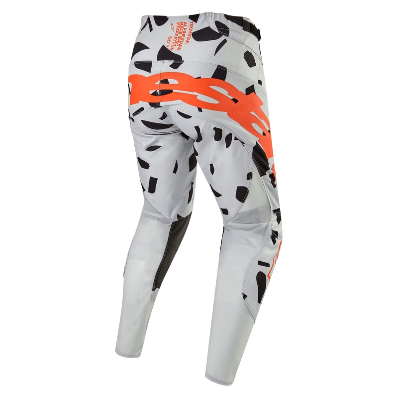 Alpinestars Techstar Rantera motocrossbukser grå-orange-sort